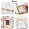 Home Wall Mounted Transparent Underwear Storage Bag, Color: Silver Edge (Small)