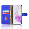 For Samsung Galaxy A36 5G Skin Feel Magnetic Flip Leather Phone Case(Blue)
