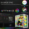 AOSOR AL300 Computer Glow Line ARGB Neon Cable Motherboard Chassis Light Strip Light Board Decoration(White)