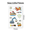 20 PCS Waterproof Children Luminous Cartoon Transport Car Tattoo Sticker(Ei-268)