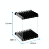 Game Card CD Disk Storage Bracket Wall Mounted Storage CD Case(Black)