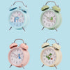 Student Cute Style Bell Alarm Clock Bedside Mute Clock With Light Specification Y33 3 Inch (Green)