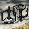 WEST BIKING Bicycle Aluminum Alloy Chromium Molybdenum Steel Axle Pedal(Black)