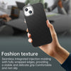 For iPhone 14 Plus Carbon Fiber Series IMD Phone Case(Black)