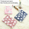 Thickened Pet Bed, Pink Stars, 49x32cm, Small Dog/Cat