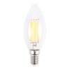 C35 E14 6W 4 LEDs 3000K Retro LED Flament Candle Light Bulb, AC 220V
