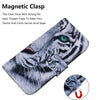 Tiger Pattern Coloured Drawing Horizontal Flip Leather Case for Asus Zenfone Max (M1) ZB555KL, with Holder & Card Slots & Wallet