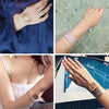 10 PCS Waterproof Hot Stamping Fashion Temporary Tattoo Stickers(VT-317)