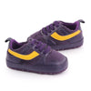 D2540 Autumn And Winter Soft Soled Walking Shoes Baby Shoes For 0-1 Years Old, Size: 13cm(Purple)