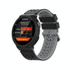 For Garmin Approach S2 / S4 Two-color Silicone Watch Band(Black Grey)