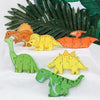 2 PCS Wooden 3D Stereo Dinosaur Puzzle Children Educational Early Education Toys(Stegosaurus)