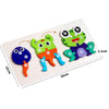 Wooden Animal Growth Process Evolution 3D Jigsaw Puzzle Toy Early Education Building Blocks(Dinosaur)