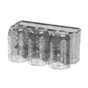 Bathroom Toothbrush Organizer Household Multifunctional Storage Rack, Style: Three Cups Transparent Gray