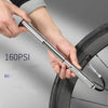 West Biking Bicycle Pump Portable High Pressure Inflators Mountain Road Car Bicycle Riding Equipment(Silver)