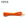 10 PCS Stretch Spandex Non Binding Elastic Shoe Laces (Orange)