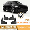 For Polestar 2 4pcs/Set Car Auto Soft Plastic Splash Flaps Fender Guard