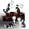 Cat Light Animal Table Lamp Mini Night Light, Power Plug:US Plug(Look at the Tail)