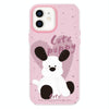 For iPhone 12 Skin Feeling Jelly TPU Hybrid PC Phone Case(Puppy Pillow Pink)