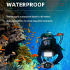 JMARY FM-72RGB Rechargeable Diving Photography RGB IPX8 Waterproof Camera LED Fill Light