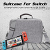 Portable EVA Single Shoulder Storage Bag Suitcase for Nintendo Switch(Grey)