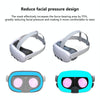 For Meta Quest 3 Adjustable Replacement Eye Mask VR Blackout Soft Replacement Face Mask Set