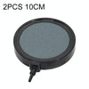 2x 10cm Aquarium Air Stone Disc | Fish Tank Oxygen Diffuser | 4mm Tubing