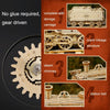 MC501 Steam Train 3D Three -Dimensional Puzzle Board Children Wood Puzzles Model