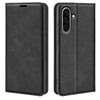 For Samsung Galaxy A36 Retro-skin Magnetic Suction Leather Phone Case(Black)