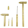 6 in 1 Multifunctional Mini Household Brass Hammer Screwdriver(10097)