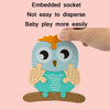 3 PCS Early Childhood Education Wooden Three-Dimensional Jigsaw Puzzle Toy(S-Digging Machine)
