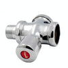 Stool Flush Valve Urinal Delay Valve Hand Press Flush Valve, Style:25 mm Alloy Small