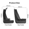 For Volkswagen Tiguan LR-Line 2018-2020 4pcs/Set Car Auto Soft Plastic Splash Flaps Fender Guard