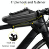 WEST BIKING YP0707263 Bicycle Outdoor Front Beam Bag EVA Hard Shell Phone Bag(Gray)
