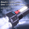 F-T25 Strong Bright 5 Core LED Flashlight USB Rechargeable Powerful Torch