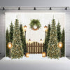 2.1 X 1.5m Holiday Party Photography Backdrop Christmas Decoration Hanging Cloth, Style: SD-783