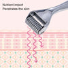 Face Slimming Instrument Roller Metal Barbed Facial Massager(Silver)