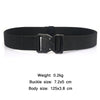 Outdoor Casual Lightning Buckle Men Elastic Belt, Length: 125cm(Twill Brown)