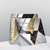 20 PCS 10cm PVC Crystal Covered Film Geometric Pattern Tile Wall Sticker(TS230)