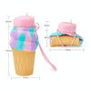 Cute Cartoon Foldable Sports Water Bottle, Color: Ice Cream