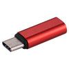 8 Pin Female to USB-C / Type-C Male Metal Shell Adapter(Red)