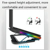 NUOXI Q6 RGB Lighting Effect Laptop Radiator with Phone Holder(Blue)
