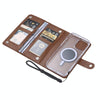 For iPhone 13 Pro ViLi GVS-C Series MagSafe Magnetic RFID Leather Flip Phone Case(Brown)