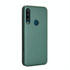 For Alcatel 1SE 2020 Carbon Fiber Texture Horizontal Flip TPU + PC + PU Leather Case with Card Slot(Green)