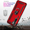 For Huawei P40 Lite 5G Shockproof TPU + PC Protective Case with 360 Degree Rotating Holder(Silver)