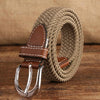 Narrow Version Elastic Canvas Weave Waistband, Length:95 x 2.5cm(C7 Khaki)