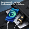 P9 Mini Portable Wireless Big Power Rechargeable Wet Dry Auto Car Vacuum Cleaner(Black)