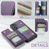 For Samsung Galaxy S25+ 5G CaseMe C22 Card Slots Holder RFID Anti-theft Phone Case(Purple)