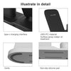OJD-45 3 in 1 QI 10W Mobile Phone + Watch + 8 Pin Earphone Charging Port Multi-function Wireless Charger for Mobile Phones & Watches & AirPods 2(White)