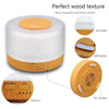 T700 Remote Control Wood Pattern Air Humidifier Automatic Alcohol Sprayer Essential Oil Diffuser Ultrasonic Mist Maker Ultrasonic Aroma Diffuser Atomizer Color LED, Capacity: 700ml, DC 24V, US Plug