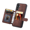 For Samsung Galaxy S25 5G Skin Feel Dream RFID Anti-theft PU Card Bag Phone Case(Coffee)